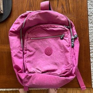 Pink Kipling Backpack